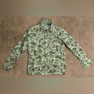 Polo Ralph Lauren  Herringbone Military Army Camo Camouflage Jacket XS